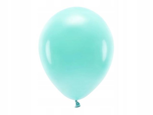 Balony ECO 30cm pastelowe CIEMNA MIĘTA 10sz roczek