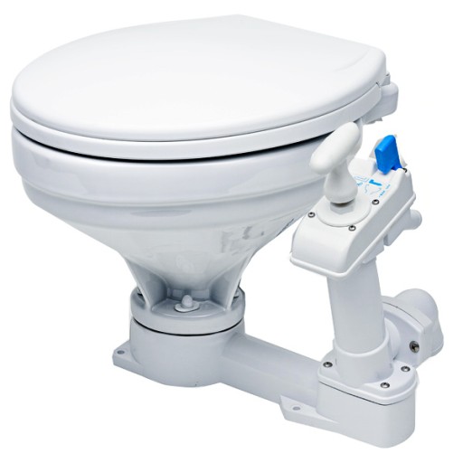 TOALETA JACHTOWA COMFORT Z POMPĄ RĘCZNĄ