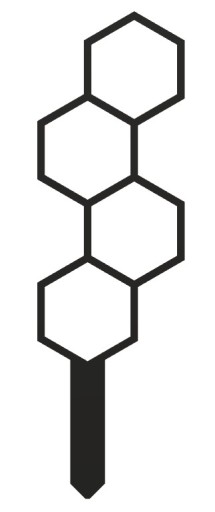 PODPÓRKA KWIATÓW ROŚLIN DRABINKA PERGOLA HEX 19cm