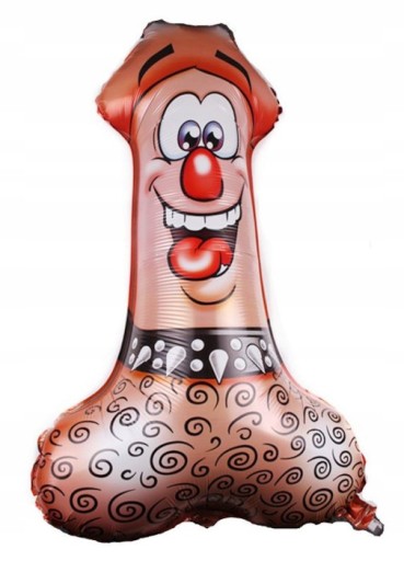 Balon Penis Duży Wieczór Panieński Członek 58 x 90 cm na hel naturalny