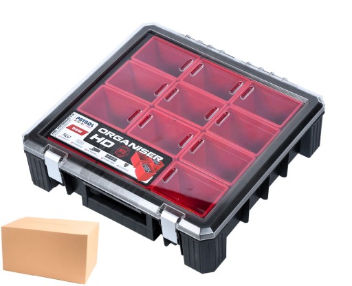 Organizer Patrol HD 400 z kubełkami, komp. 6 szt.