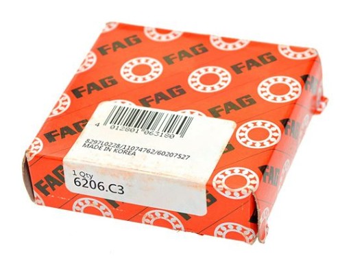 Łożysko 6206 C3 FAG na wał korbowy Jawa 350 638