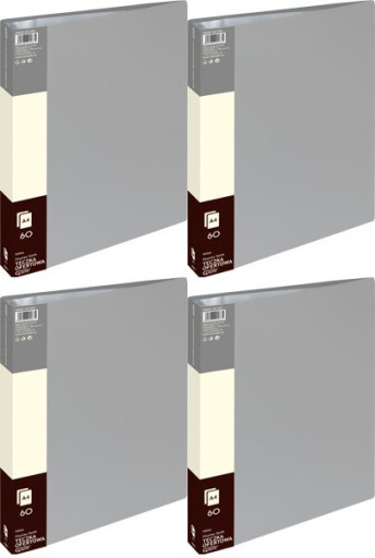 Album ofertowy Grand 9006A A4 60 koszulek szary x4