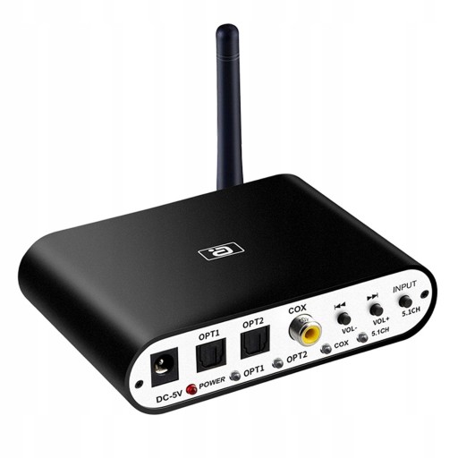 Cyfrowy Dekoder Dźwięku 5.1 Dolby DTS/AC3
