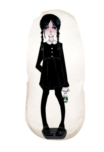 WEDNESDAY ADAMS PODUSZKA KSZTAŁTKA