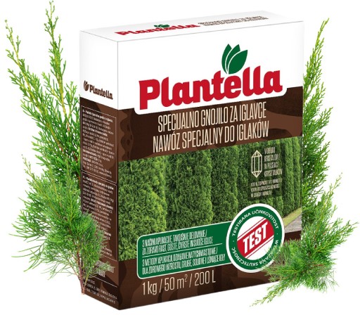 NAWÓZ DO IGLAKÓW ROŚLIN IGLASTYCH PREPARAT POD SOSNY ŚWIERKI PLANTELLA 1KG
