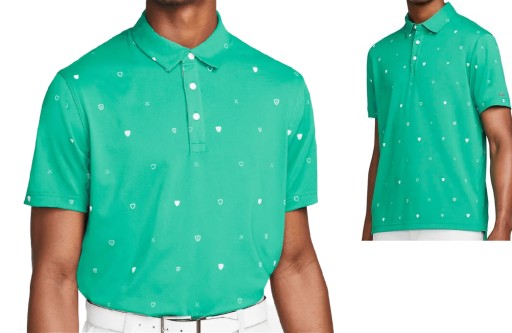 Męska Koszulka Nike Polo Golf Player Print DH0645-370 r. S