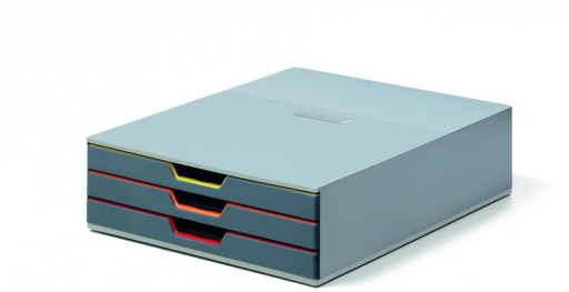 POJEMNIK NA DOKUMENTY ORGANIZER 3 SZUFLADY POJEMNIK Durable Varicolor