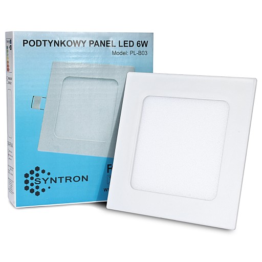 PANEL LED PODTYNKOWY PLAFON SUFITOWY 6W / 3 BARWY