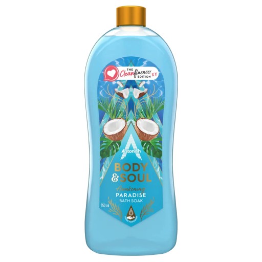 Astonish Body & Soul Bath Paradise Płyn Do Kąpieli 950 ml GB UK