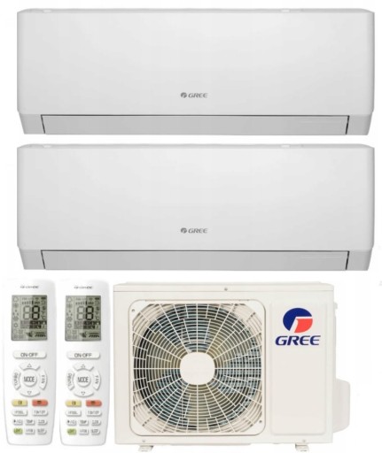 Klimatyzacja GREE Multi Split 2x PU09S/M 2,5kW, FM18O- 5,3kW