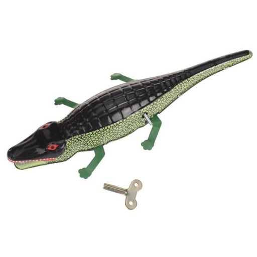 Skończyć krokodyl blaszana zabawka Aligator