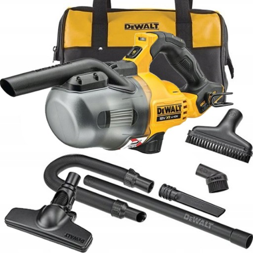 DeWALT Odkurzacz akumulatorowy DCV501LN-XJ 18V Li-Ion XR + AKCESORIA