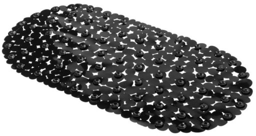 MATA ŁAZIENKOWA WANNA PEBBLE KOLOR CZARNY