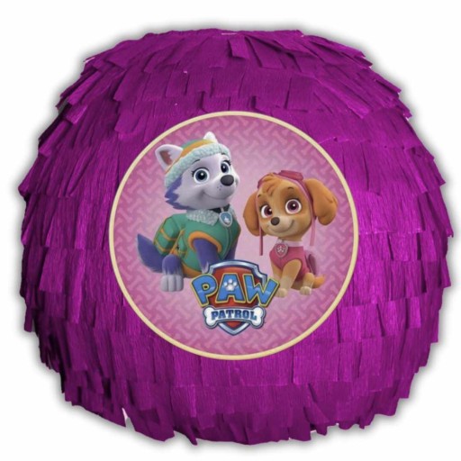 PSI PATROL RÓŻOWA PINIATA NA URODZINY | PINATA SKYE URODZINOWA