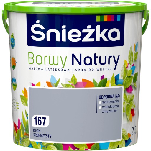 ŚNIEŻKA BARWY NATURY Klon Srebrzysty 167 2,5L