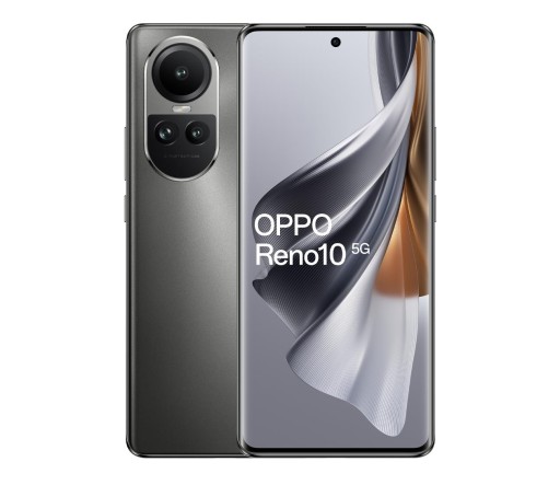 Smartfon OPPO Reno10 5G 8/256GB Silver Grey 120 Hz 6,7