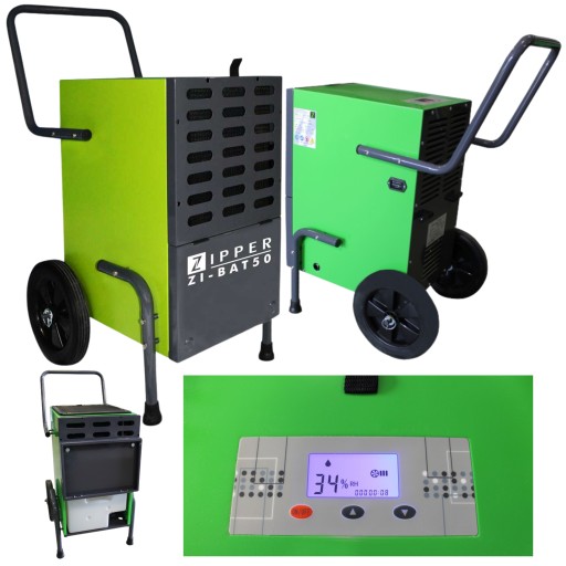 OSUSZACZ BUDOWLANY POWIETRZA POCHŁANIACZ WILGOCI 50l/24H LCD Zipper BAT50