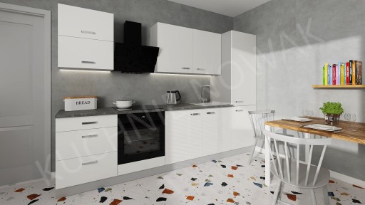 MEBLE KUCHENNE JULIA I 300 CM POŁYSK MDF