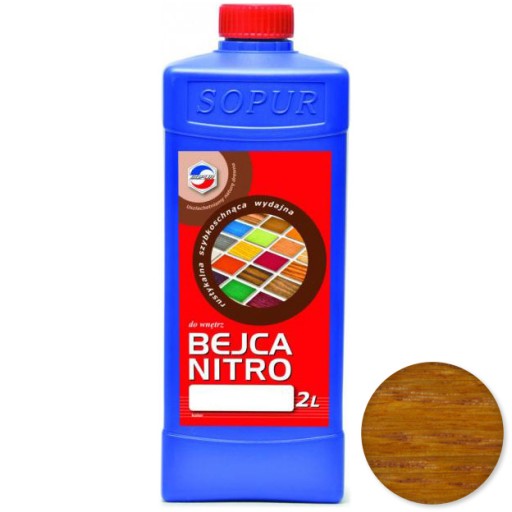 Bejca nitro do drewna SOPUR 2l teak 23-32