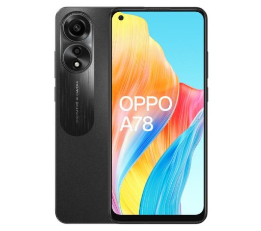 Smartfon OPPO A78 8/128GB AMOLED FHD+ 67W czarny