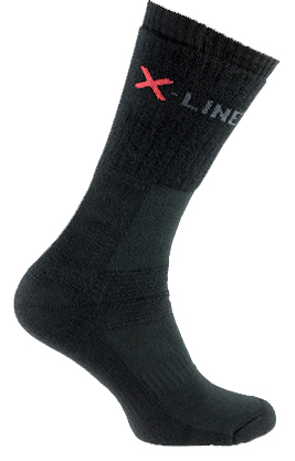Skarpety EXPANSIVE TREKKING X-LINE r.39-42 WEŁNA MERINO 35% Antracyt