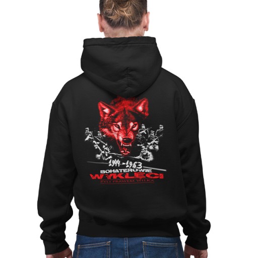 BLUZA Z KAPTUREM PATRIOTYCZNA BOHATEROWIE WYKLECI
