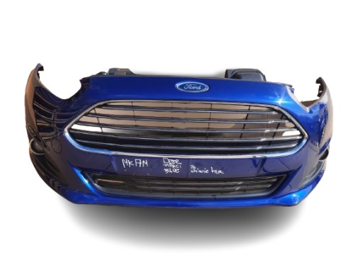 FORD FIESTA MK7 LIFT 2012-2017 ZDERZAK PRZÓD DEEP IMPACT BLUE ORYGINAŁ