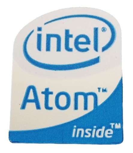 Naklejka INTEL ATOM 10x12mm [90]