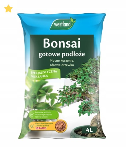 Westland Podłoże Ziemia do Bonsai z Seramis 4L