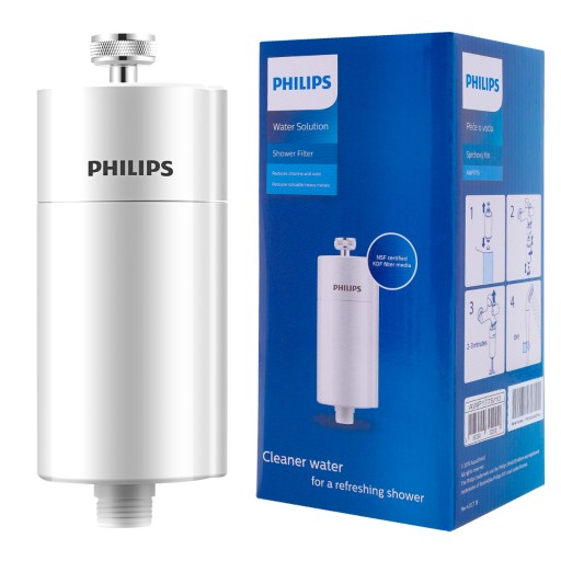 Filtr do wody prysznicowy PHILIPS AWP1775WH w kolorze białym