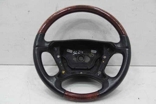 KIEROWNICA SKORA DREWNO MERCEDES SL R230 USZK