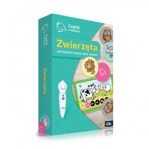 Albik - Czytaj z... Gra Memo - Zwierzęta