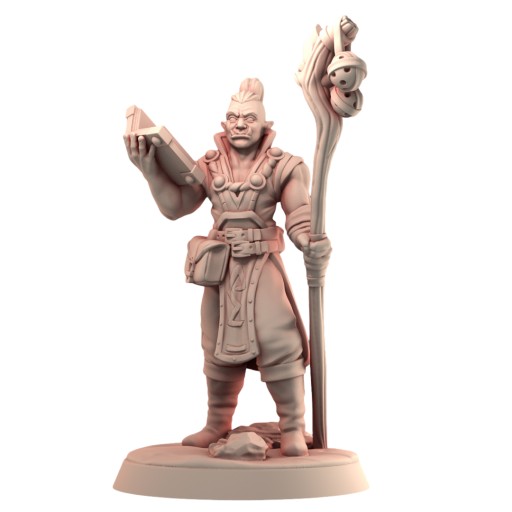 Wizard Half-Orc - Półork Czarodziej RPG D&D