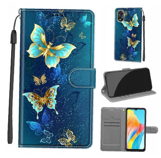 CASE, LEATHER COVER, MAGNET, FOR OPPO A38 4G