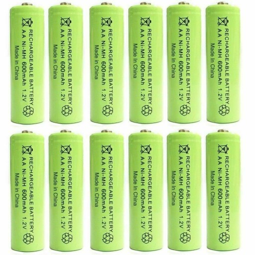 Styl AA 600 mAh 20 baterii Akumulatory AA Solar Li