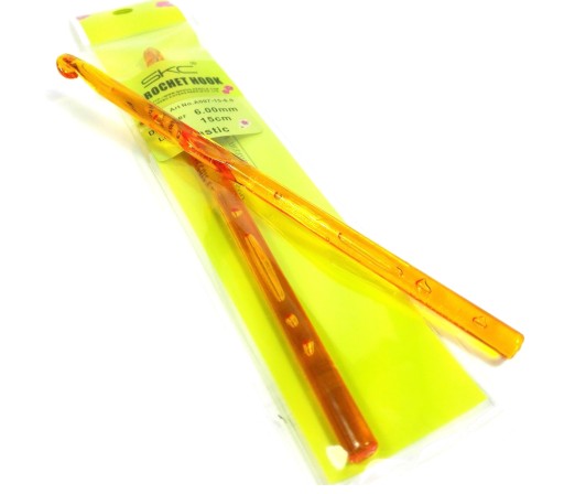 Szydełka Plastikowe 6mm Szydełko 6 mm SKC