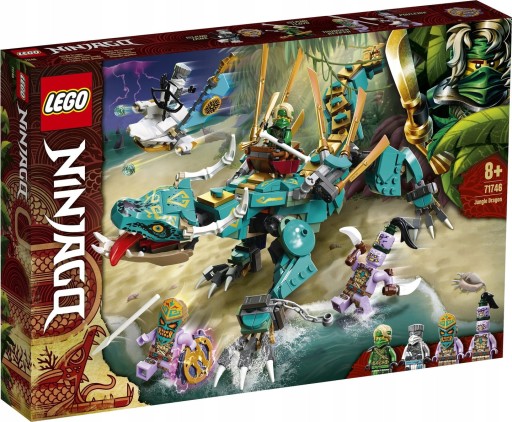 LEGO NINJAGO 71746 DŻUNGLOWY SMOK NIEBIESKI SMOK