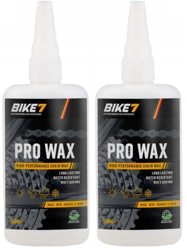 BIKE 7 PRO WAX WOSK SMAR DO ŁAŃCUCHA ROWEROWEGO BIKE7 150ml