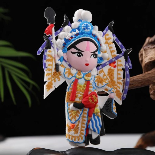 Peking Opera Masks Creative Three-Dimensional Characters Refrigerator Stick