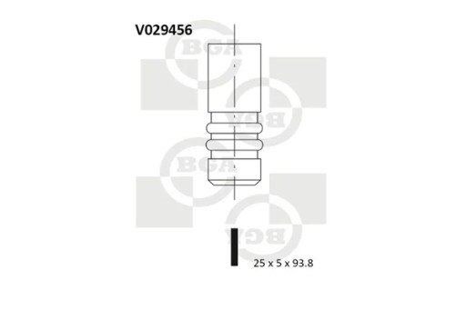 Zawór wydechowy V029456 BGA