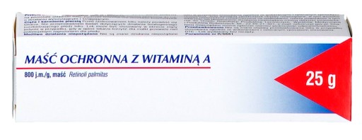 Maść ochronna z witaminą A HASCO 800 j.m./g, 25 g
