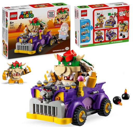 LEGO Super Mario 71431 Sportowy samochód Bowsera Prezent