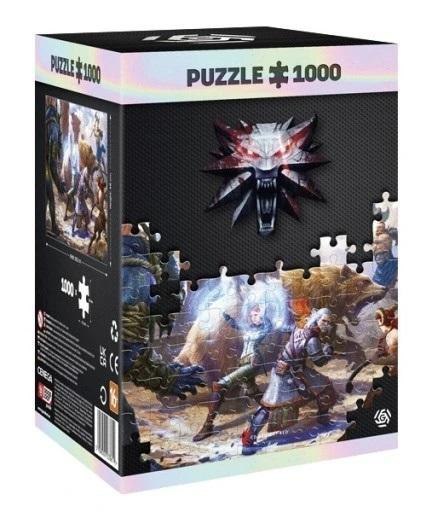 Puzzle 1000 Wiedźmin Geralt & Triss in Battle (E)