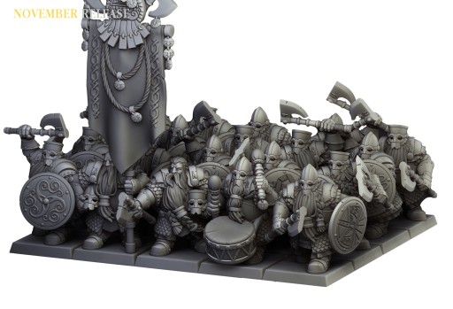 Dwarf Huscarls - 17x + 3x Command