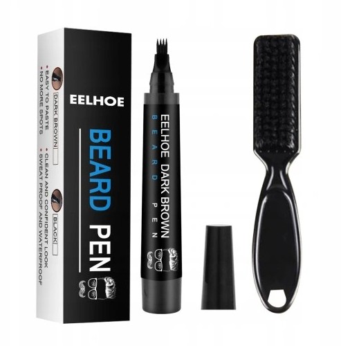 Waterproof Black Beard Filler Pen
