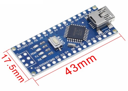 Moduł CHN Klon Arduino Nano V3 Atmega328 CH340 AVR