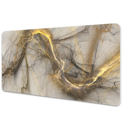 Podkładka mata ochrona biurka Marmur złoty 90x45cm