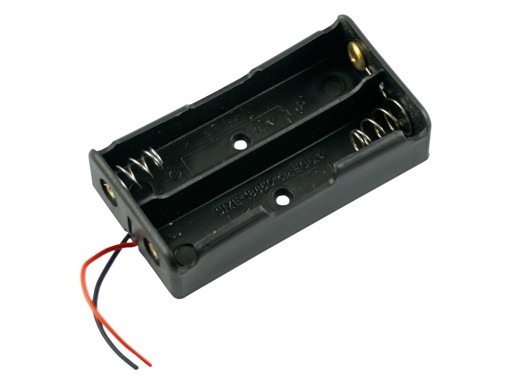 Koszyk na baterie 2x 18650 szeregowo