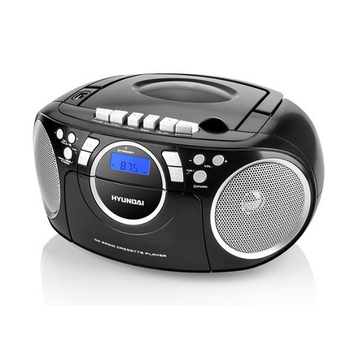 BOOMBOX HYUNDAI USB AUX CD MP3 NA KASETY RADIO